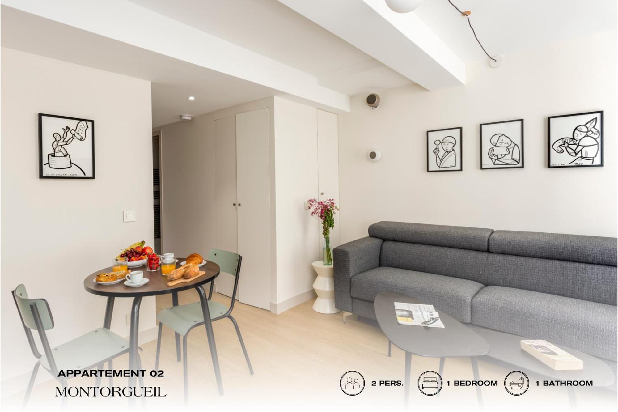 Beauquartier - Montorgueil Lejlighed Paris Eksteriør billede