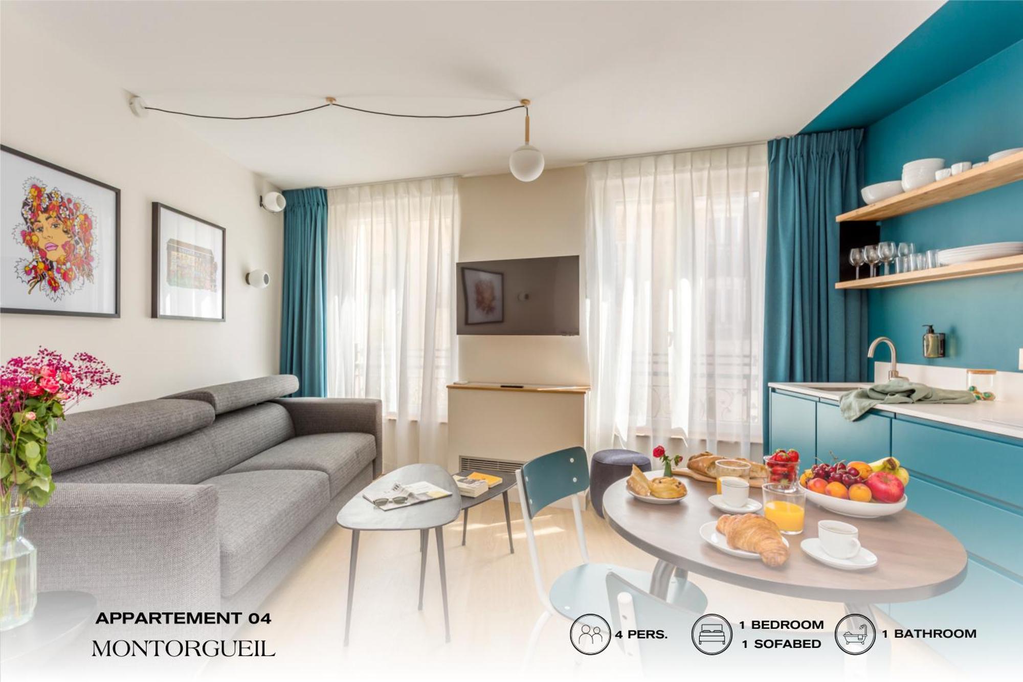 Beauquartier - Montorgueil Lejlighed Paris Eksteriør billede