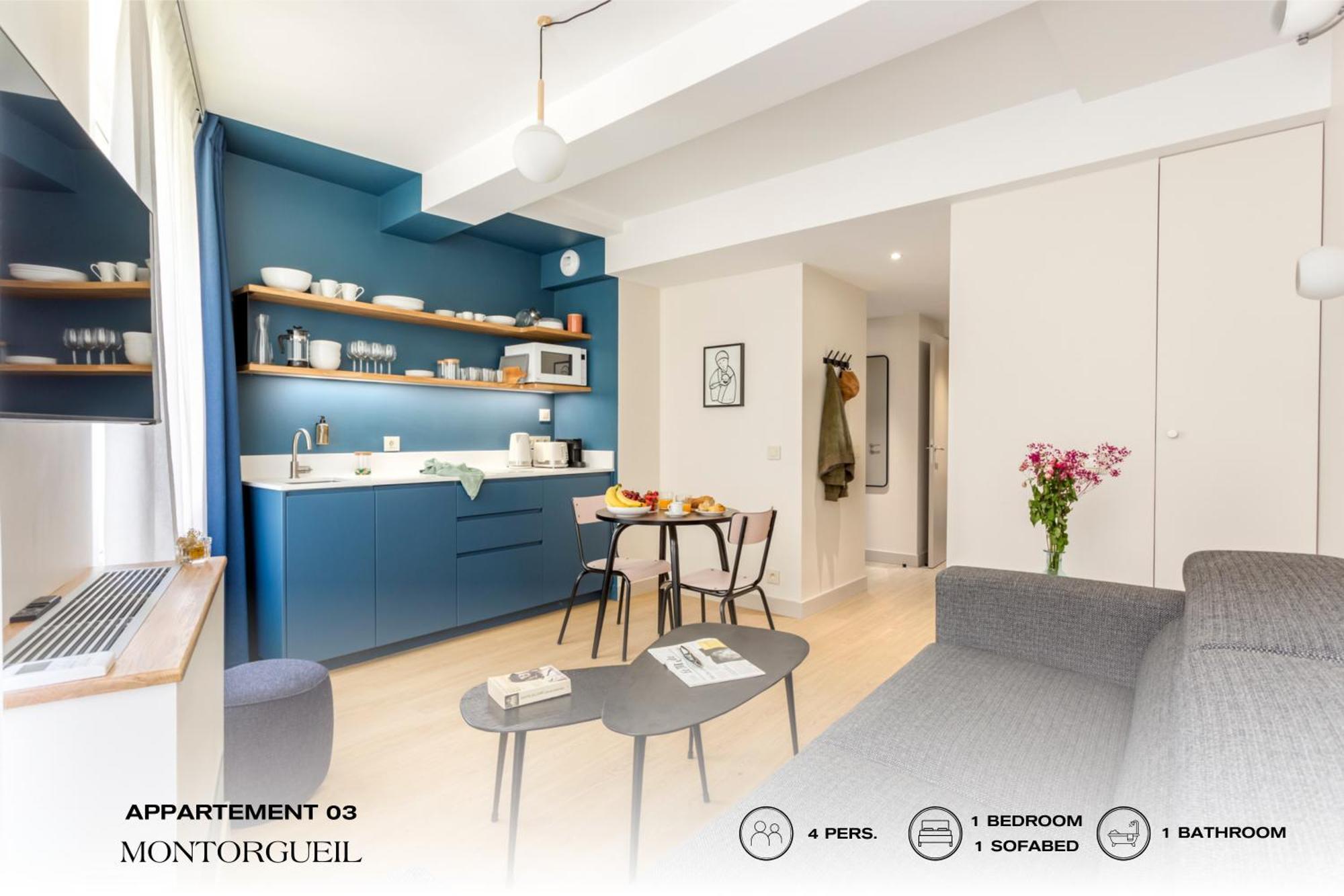 Beauquartier - Montorgueil Lejlighed Paris Eksteriør billede