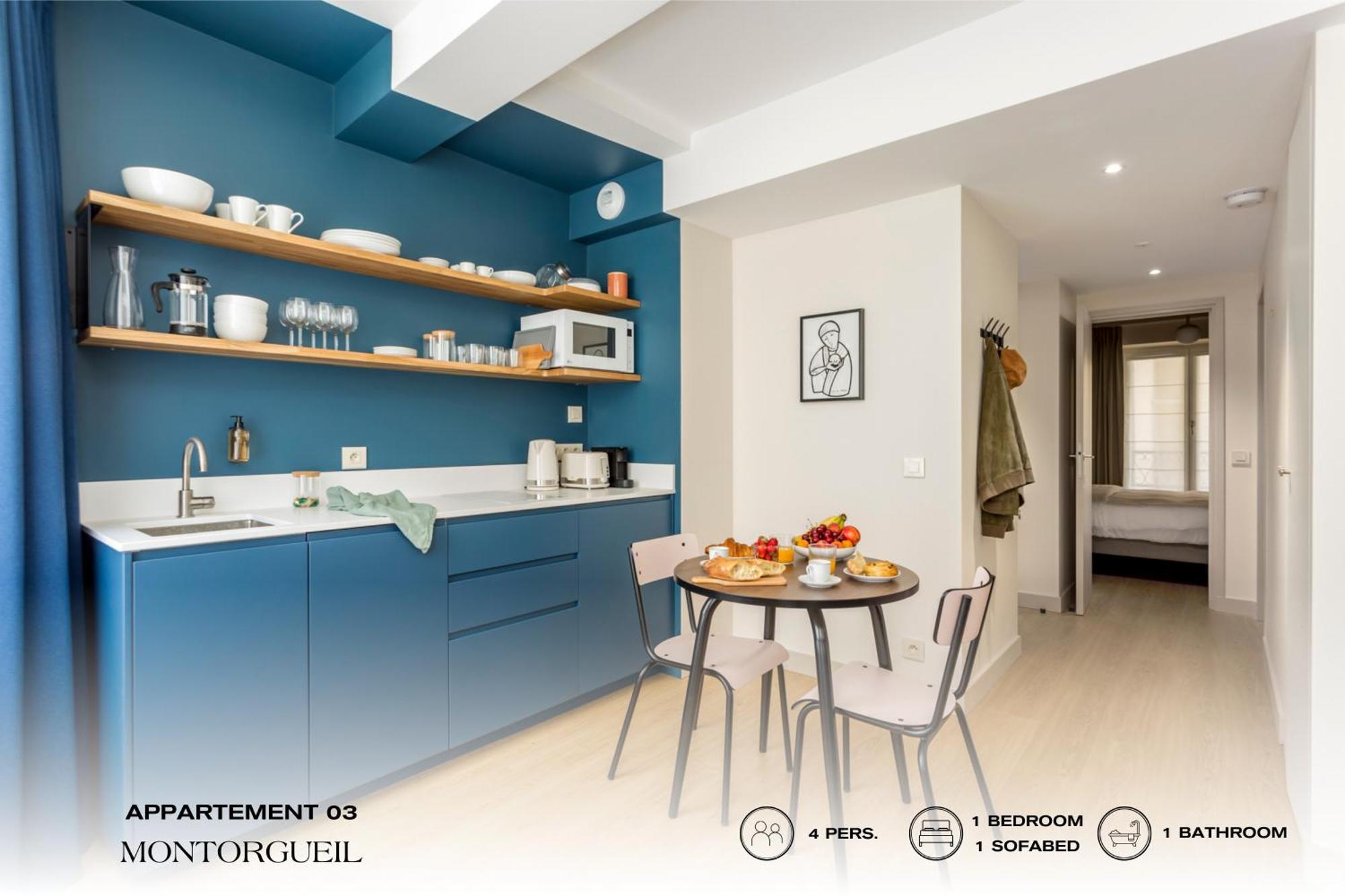 Beauquartier - Montorgueil Lejlighed Paris Eksteriør billede
