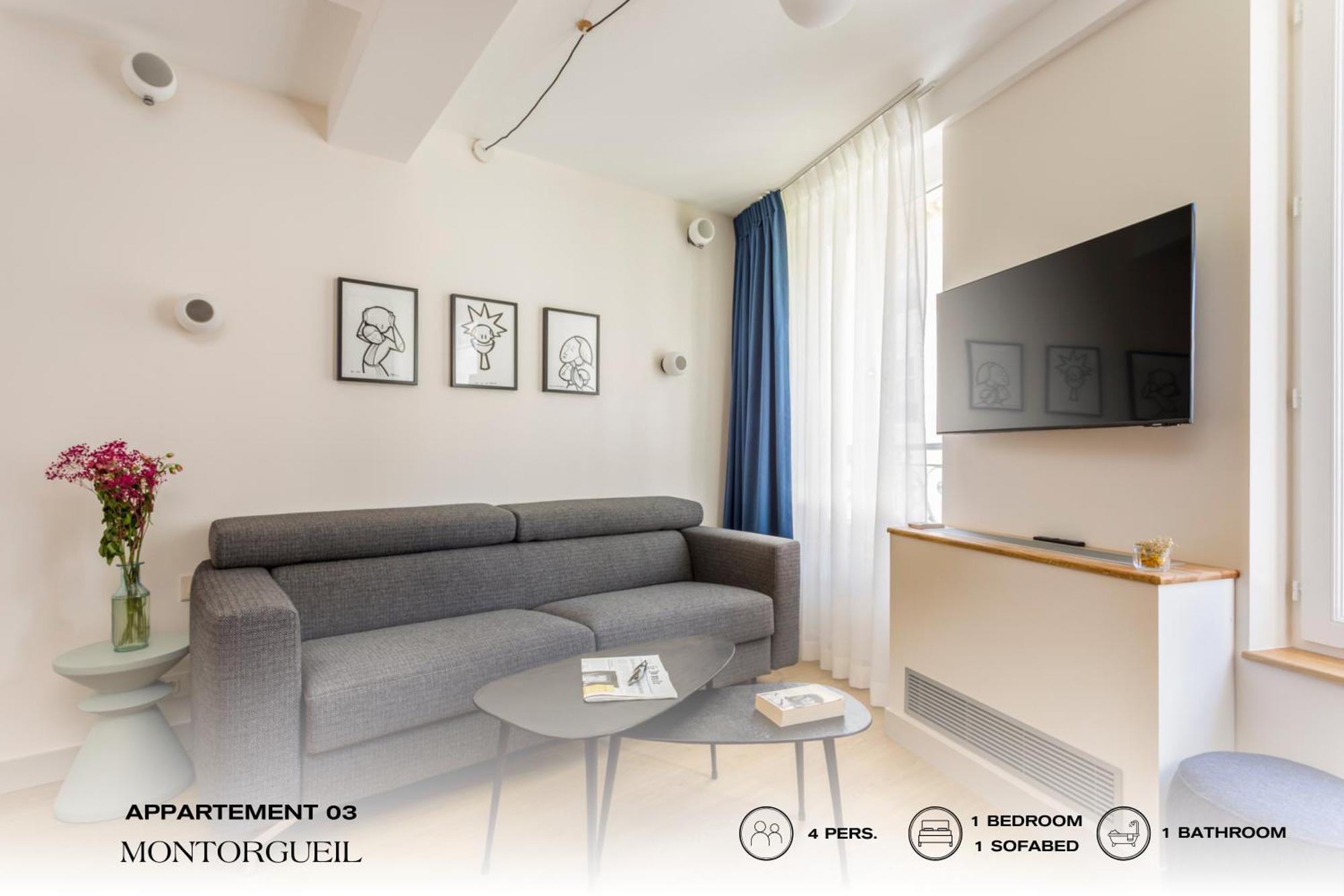 Beauquartier - Montorgueil Lejlighed Paris Eksteriør billede